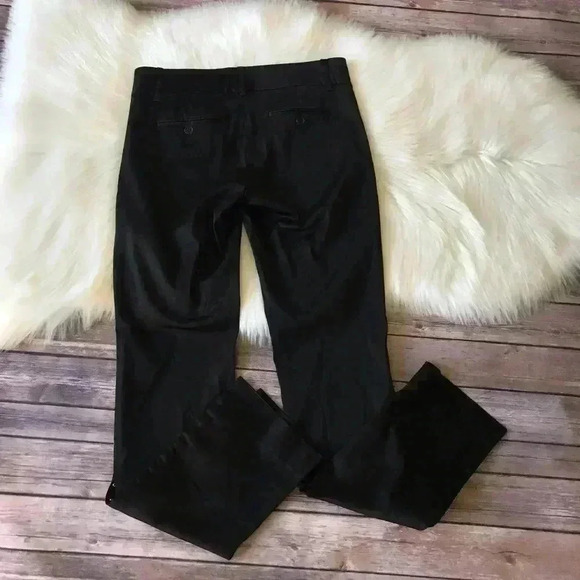 Theory Slick Slim Straight Leg Pants Sz 4 - Picture 3 of 6